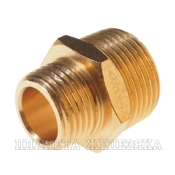 Соединитель RF-MM12/08 резьбовой наруж. резьба 3/4"x1/2" в блистере ROCKFORCE /1