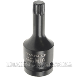 Головка-бита SPLINE ударная 1/2", M10 ROCKFORCE RF-24806010 /1/10/300