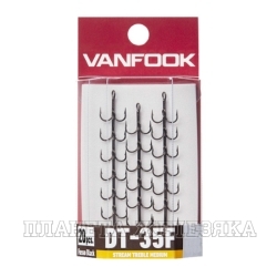 Тройники VANFOOK DT-35F #10 fusso black