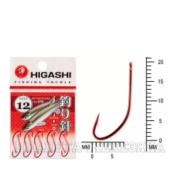 Крючок HIGASHI Akitakitsune ringed #12 Red