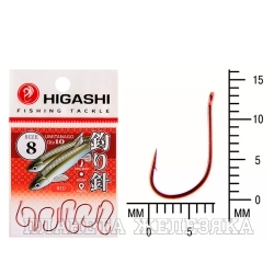 Крючок HIGASHI Umitanago ringed #8 Red