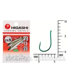 Крючок HIGASHI Umitanago ringed #0,8 Green