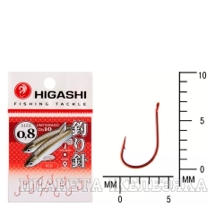 Крючок HIGASHI Umitanago ringed #0,8 Red