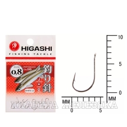 Крючок HIGASHI Umitanago ringed #0,8 White UV