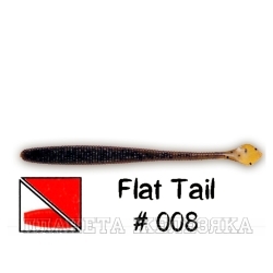 Приманка GARY YAMAMOTO Flat Tail 4.5" #008