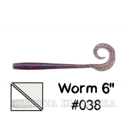 Приманка GARY YAMAMOTO Worm 6" #038