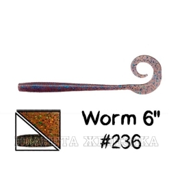 Приманка GARY YAMAMOTO Worm 6" #236