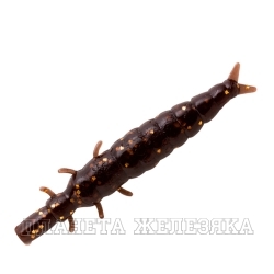 Приманка NIKKO Caddisfly Larvae L 38мм #Brown Gold Glitter