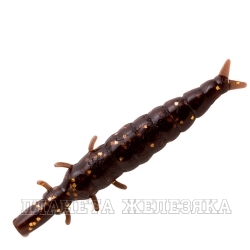 Приманка NIKKO Caddisfly Larvae S 23мм #Brown Gold Glitter