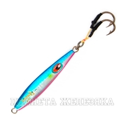 Пилькер ASARI Sword 350гр #02 silver/blue with red belly