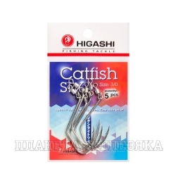 Крючки HIGASHI Catfish #3/0 Tin SW (5 pcs)