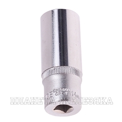 Головка торцевая 14мм 1/4" 12-гранная глубокая L=50мм ROCKFORCE RF-5295014 /1/50