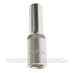 Головка торцевая 11мм 1/2" 12-гранная глубокая L=75мм ROCKFORCE RF-5497711 /1/10