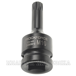 Головка-бита SPLINE ударная 1/2", M10 ROCKFORCE RF-24806010 /1/10/300