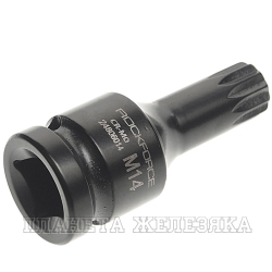 Головка-бита SPLINE ударная 1/2", M14 ROCKFORCE RF-24806014 /1/10/300