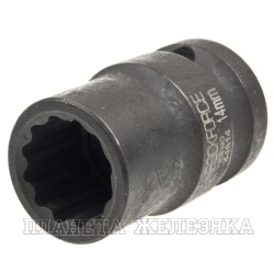 Головка торцевая 14мм 1/2" 12-гранная ударная L=39мм ROCKFORCE RF-44814 /1/360