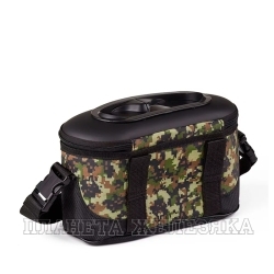 Кан рыболовный HIGASHI Live bait box 4.5L #Green Digital Camo