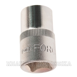 Головка торцевая 15мм 1/2" 12-гранная L=40мм ROCKFORCE RF-54915 /1/10