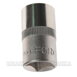 Головка торцевая 16мм 1/2" 12-гранная L=40мм ROCKFORCE RF-54916 /1/10