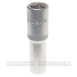 Головка торцевая 12мм 1/2" 12-гранная глубокая L=75мм ROCKFORCE RF-5497712 /1/10