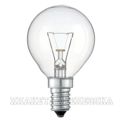 Лампа 220V OSRAM CLASSIC P CL 60W E14 прозрачная