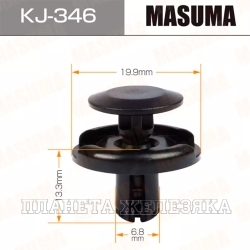 Пистон MASUMA KJ-346 Toyota