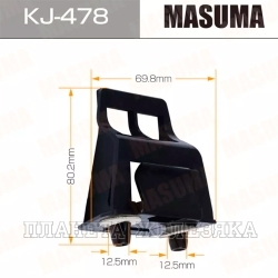 Пистон MASUMA KJ-478 крепл.бампера TOYOTA лев. (1)