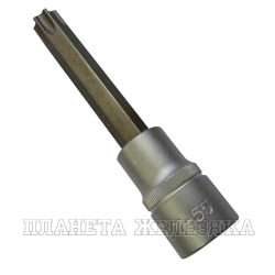 Головка-бита TORX T55H 1/2" L=100 мм с отверстием FORCE