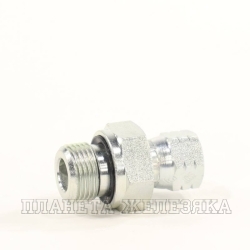 Адаптер JIC(Г)7/16"-BSPP3/8" Form E