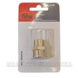 Переходник для компрессора муфта F1/4"-F3/8" FUBAG