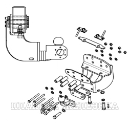 Фаркоп TOYOTA Landcruiser 200 V8/LEXUS LX570 2007- г.п.2500кг