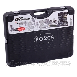 Набор инструментов 202 пр.1/4",3/8",1/2" 6-гр.ROCKFORCE