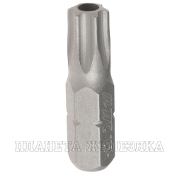 Бита TORX Т35H L=25мм 1/4" с отверстием JTC