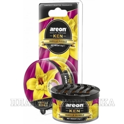 Освежитель воздуха AREON GEL KEN BLISTER VANILA BUBBLE