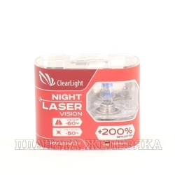 Автолампа 12V H7 55W PX26d CLEARLIGHT X-treme Vision Light +200% к-т