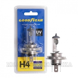 Автолампа 12V H4 60/55W P43t GOODYEAR