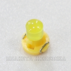 Автолампа 12V T3 LED YELLOW комбинации приборов