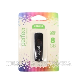 Накопитель USB flash 8GB PERFEO PF-C05B008 USB черный BL1