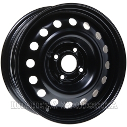 Диск колесный 14 штампованный TREBL 6515T Chevrolet Cobalt/Opel Corsa D Black