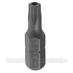 Бита TORX PLUS TS25H (IPR25) L=25мм 1/4" 5 лучей с отверстием JTC