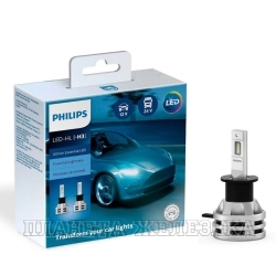 Комплект головного освещения LED H8,11,16 PHILIPS LED FOG LIGHT Ultinon Essential 6500K к-т