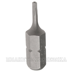 Бита TORX Т6Hх25мм 1/4" S2 JTC