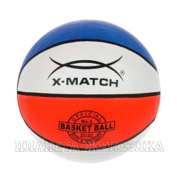 Мяч баскетбольный Х-Маtch р.3 красн./бел./синий