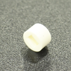 Колпачок кнопки 5.8х3.7/2.0х3.0мм круглый пластик белый