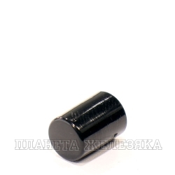 Колпачок кнопки 6.5х9.2/3.3х3.3мм круглый пластик черный