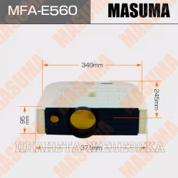Фильтр воздушный (элемент) AUDI A4/A5/A8/Q5/Q7,VW Touareg 17> MASUMA