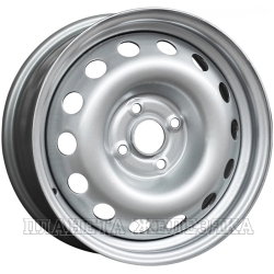 Диск колесный 15 Штампованный TREBL 8114 P Hyundai/Kia Solaris/Kia Rio 3 Silver