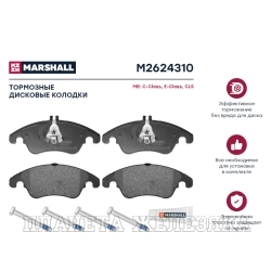 Колодки тормозные MERCEDES W204,W211,W212,R172 передние к-т