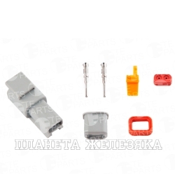 Колодка соед.2pin ответн.часть 7804424 TE PARTS