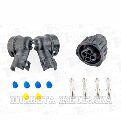 Колодка соед.4pin ответн.часть 7802781 TE PARTS